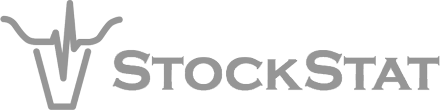 StockStat company logo in grayscale